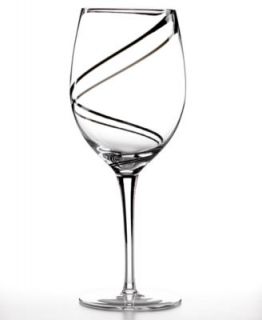 Luigi Bormioli Black Swirl 14 oz Double Old Fashioned Glass, Set of 4