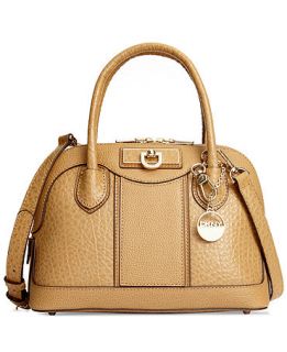 DKNY Handbag, French Grain Small Round Satchel   Plus Sizes