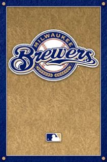 Milwaukee Brewers Baseball Official MLB Team Logo Poster