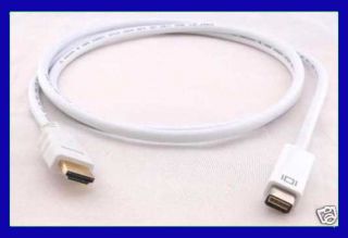 Mini DVI Male to HDMI Male Cable Adapter for Apple 1 5M