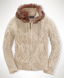 Ralph Lauren Kids Sweater, Girls Hooded Sweater