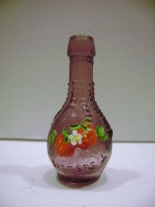 Ball and Claw Bitters Bottle w Painted Fruite Mini Dollhouse Accessory