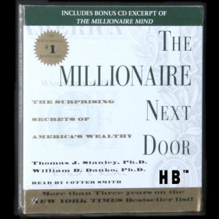 New The Millionaire Next Door Thomas Stanley Wealth Success 2 Audio CD