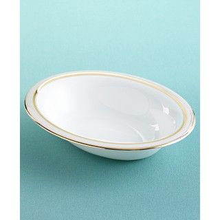 Martha Stewart Collection with Wedgwood Ribbon Stripe Open Vegetable