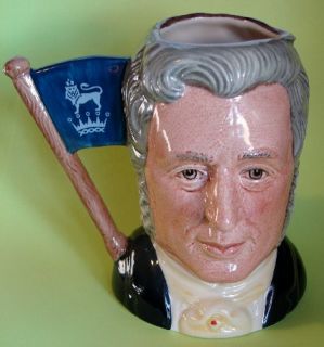 Royal Doulton SIGNED   SIR HENRY & MICHAEL Double Sided Character Jug