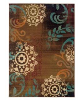 MANUFACTURERS CLOSEOUT Sphinx Area Rug, Gramercy 2822A Brown   Rugs