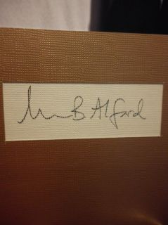 Mimi Alford Autograph Display JFK Affair Intern Once Upon A Secret