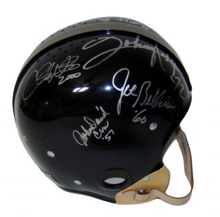 14 Heisman Winners Signed Autographed F s RK Proline Helmet Mint