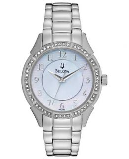 Bulova Watch, Womens Stainless Steel Bracelet 33mm 96L182