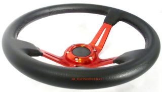 This auction is for A brand new 350mm Drifting Steering wheels in Red