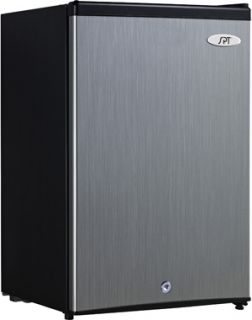 Steel Upright Freezer w/ Locking Reversible Door   Compact 0°F Fridge