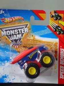 Hot Wheels Monster Jam Mini Speed Demons Superman Monster Truck Hard