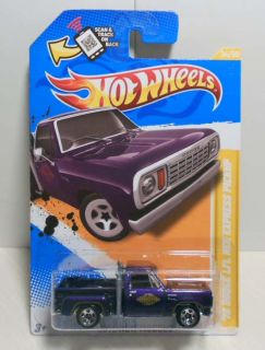 HOT WHEELS 2012 NEW MODELS #34 78 DODGE LIL RED EXPRESS PICKUP 2ND