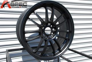 18x8 5 Rota SVN 5x114 3 48 Flat Black Wheel Fits RSX TSX STI Prelude