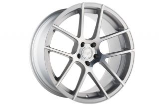 350Z Avant Garde M510 Concave Silver Staggered Wheels Rims