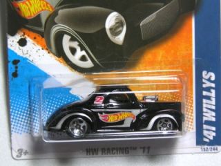 Hot Wheels 2011 152 41 Willys Black HW Racing