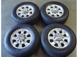 18 GMC Sierra 2500HD Wheels Rims Tires 11 12 Polished 2500 HD Sle