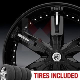  Lexani LX30 6x135 139 7 15 Wheels Tires Rims Black Chrome In