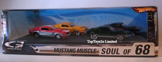 Hot Wheels G Machines Mustang Muscle Soul of 68 Cars
