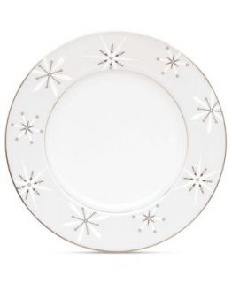 Noritake Dinnerware, Set of 4 Platinum Wave Holiday Appetizer Plates