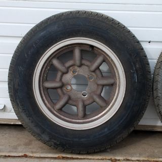 Fiat 124 Western Wheel Set Tires Wheels 155 R13 13 5 5