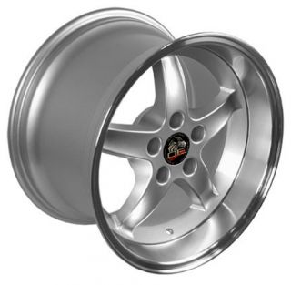 17 9 10 5 Silver Cobra Wheels Rims Fit Mustang® GT 94 04