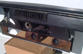 70 71 72 442 Cutlass Black Dash Pad Nice with Radio Bezel Olds Supreme