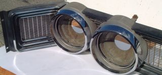 This is an original grill and bezels asm. for a 1967 Newport.