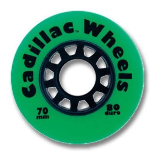 Cadillac Skateboard Wheels 70mm 80A Green