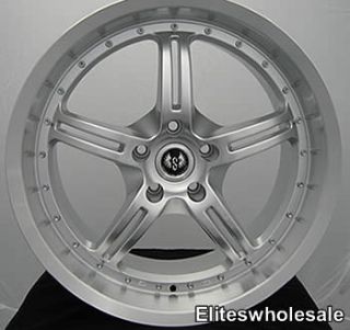 19x8 5 Hypersilver Wheels Rims Stern ST5 5x120