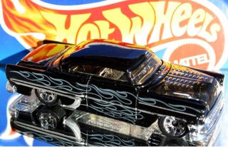 Hot Wheels Custom 53 Chevy Exclusive Black w Flames