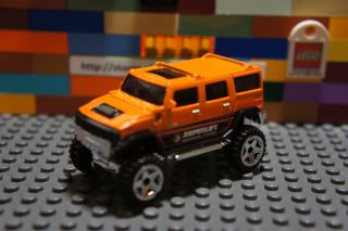 Hot Wheels Orange Hummer H2 HW Performance 12 10 10 Diecast Vehicle