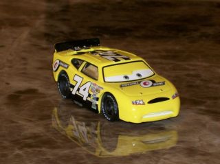 Disney Cars Sidewall Shine 74 with Rubber Tires Loose