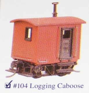Kadee HO Scale 104 Logging Caboose Work Car Kit