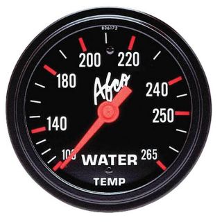 New Afco Black Water Temperature Gauge 100 265°F 2 5 8