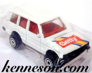 Range Rover Getty White Hot Wheels 1991 Bag Promotional
