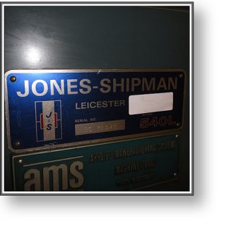 Jones Shipman 540L Hydraulic Surface Grinder Electro Magnetic Chuck
