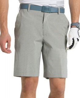 Izod Golf Shorts, Flat Front Plaid Golf Shorts