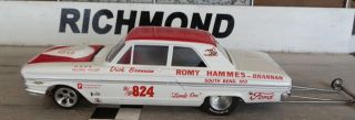 824 Dick Brannan 1964 Thunderbolt 1 24th Scale Custom Built Slot Car