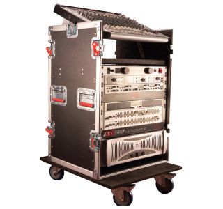 Gator 12 Space 19 Flight Rack with Heavy Duty Casters