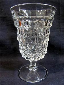 Vintage Fostoria American Crystal Low Water Goblets 4