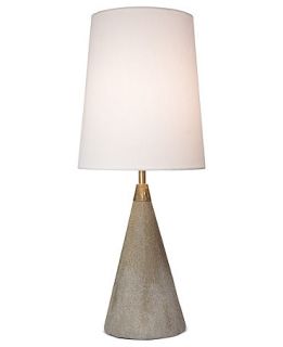 Regina Andrew Table Lamp, Concrete & Brass Mini Cone   Lighting