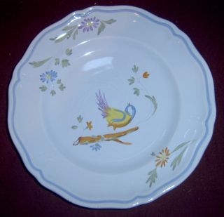 Longchamp France Blue Perouges Faience Dinner Plate 3