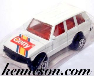 Range Rover Getty White Hot Wheels 1991 Bag Promotional