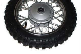 Dirt Pit Bike 10 Front Wheel Rim Tire Combo 2 5 x 10 Coolster Parts