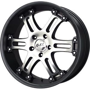 New 18x8 5 6x114 3 G FX OR9 Black Wheels Rims