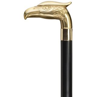 Harvy Unisex eagle Solid Cast Brass Handle Cane