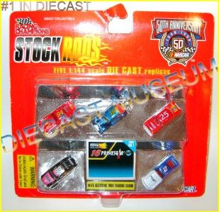 Pack 50th NASCAR 2 Ford Mustang Shelby 1 144 Diecast Ultra RARE