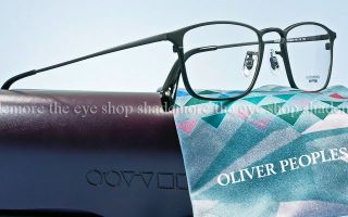 Authentic Oliver Peoples Ziegfeld Eyeglasses Frame Titanium Black