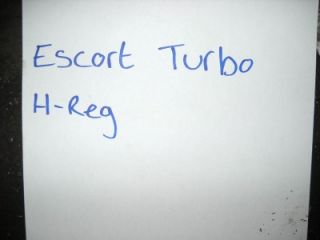 Ford Escort MK4 Turbo Volt Temp Gauges Set RS Turbo XR3i